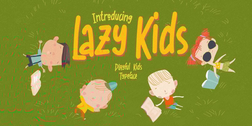 Lazy Kids font