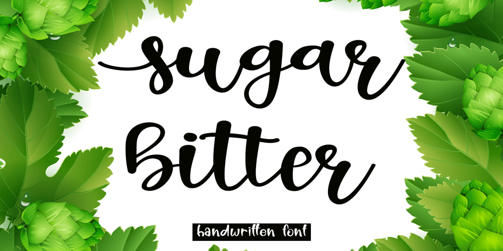 Sugar Bitter font