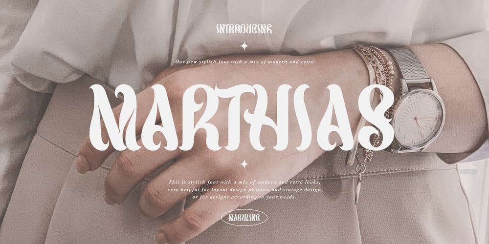 Marthias font