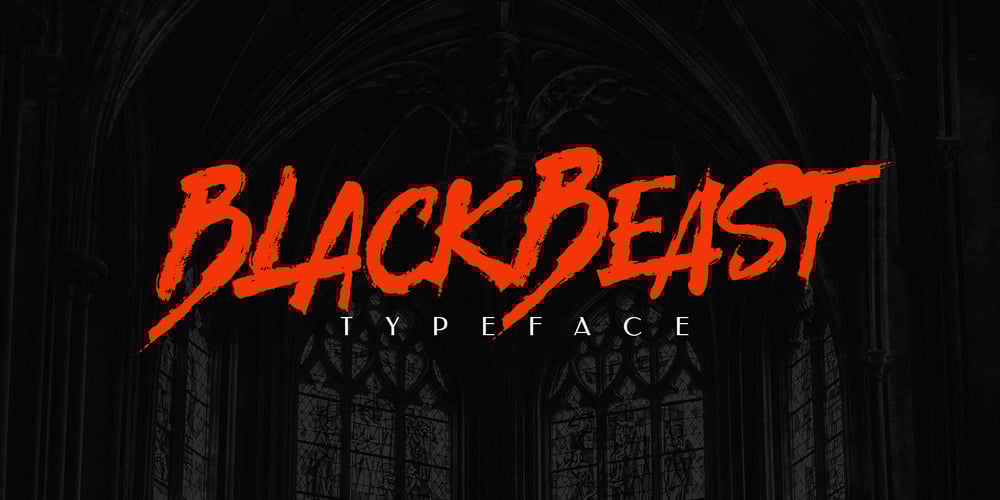 BlackBeast Typeface font