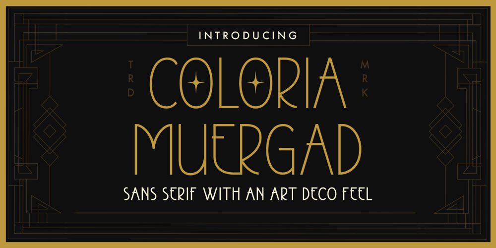 Coloria Muergad font