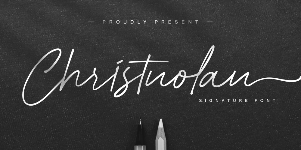 Christnolan font