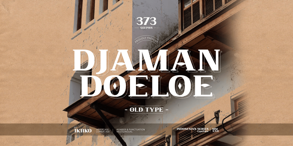 Djaman Doeloe font