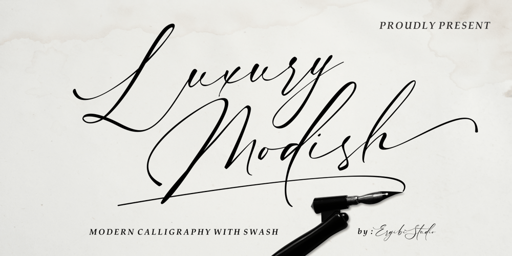 Luxury Modish font