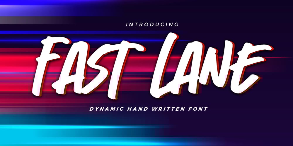 Fast Lane font