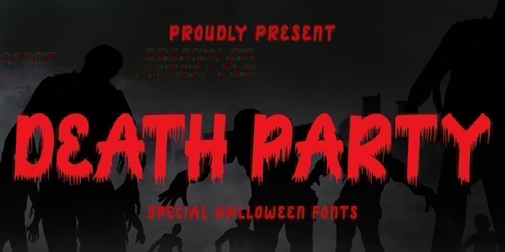 Death Party font