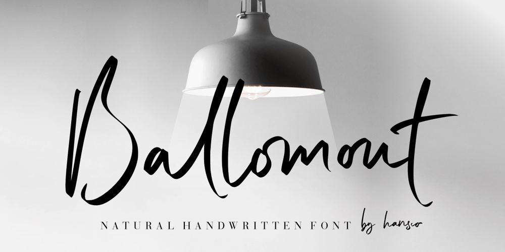 Ballomont font