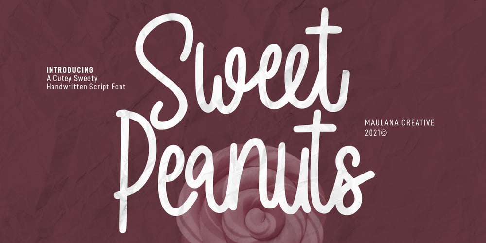 Sweet Peanuts font