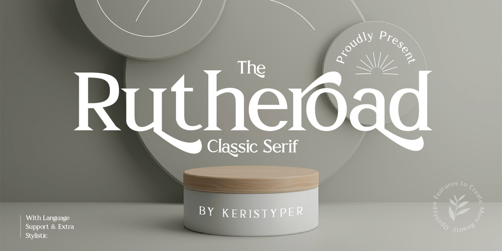 Rutheroad font