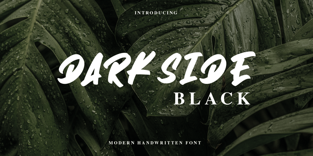 Darkside Black font