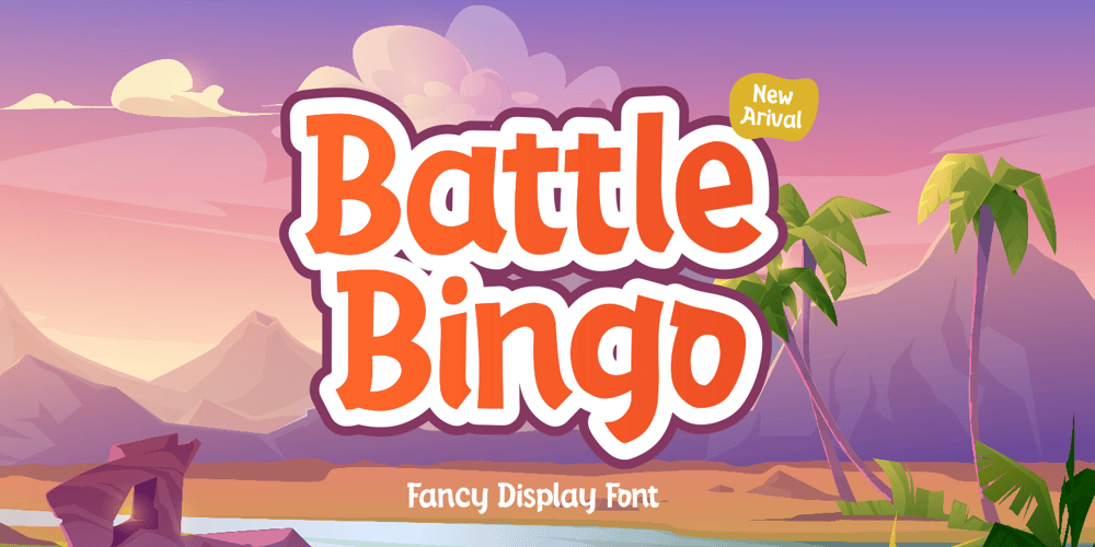 Battle Bingo font