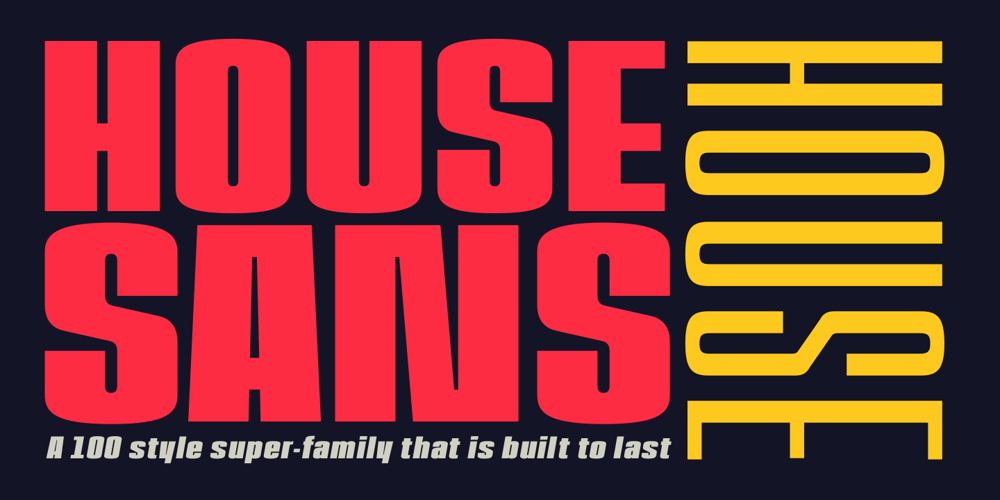 House Sans font
