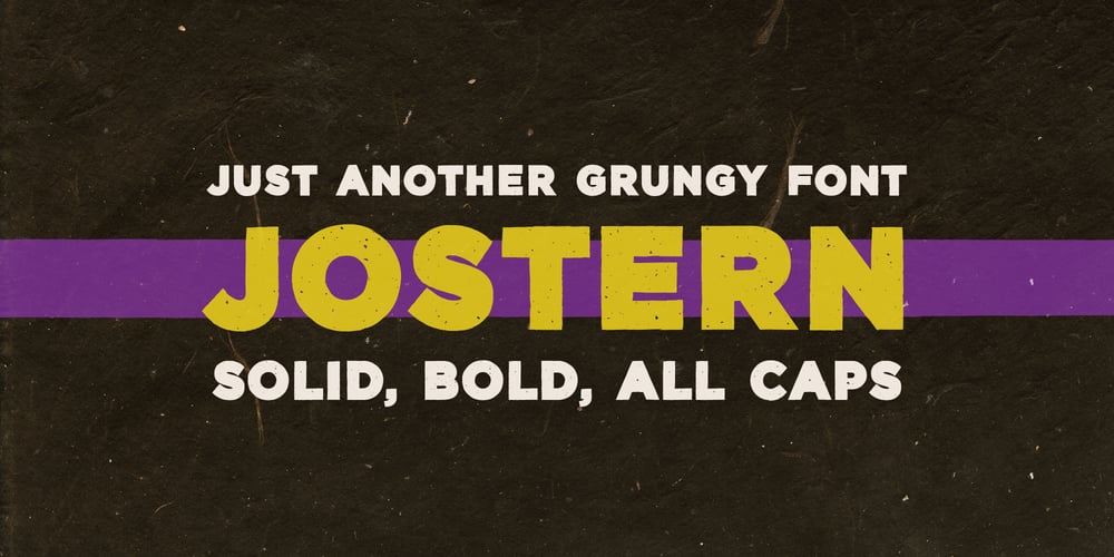 Jostern font