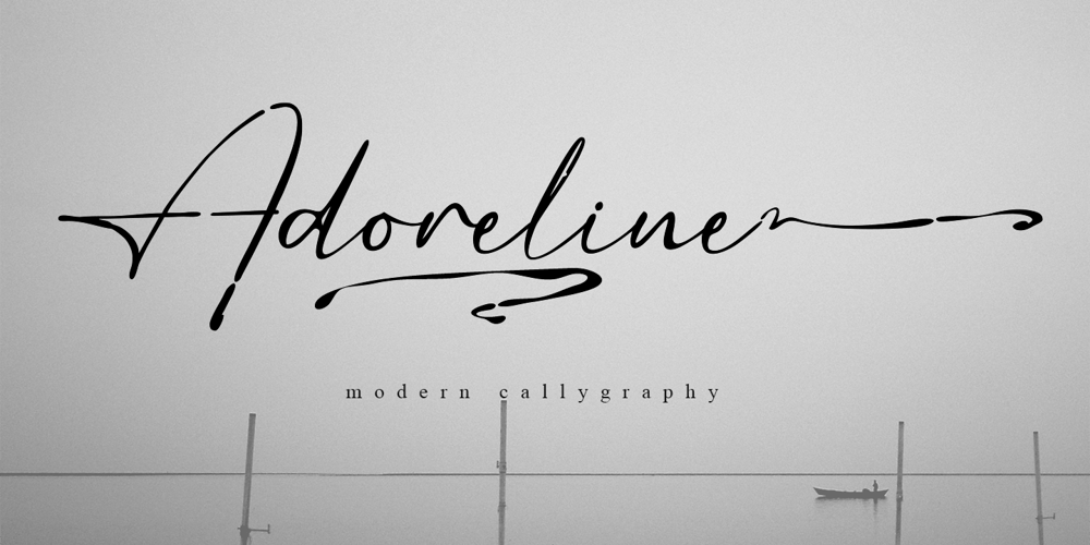 Adoreline font