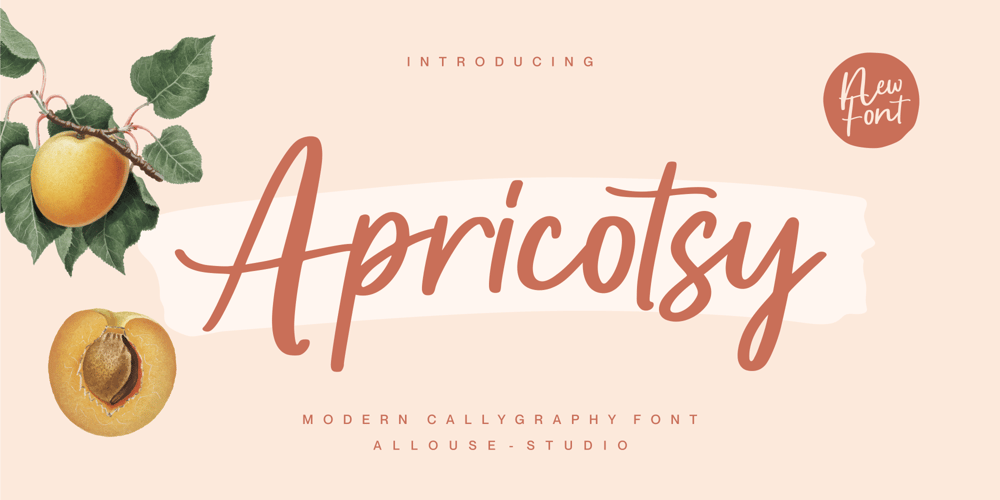Apricotsy font
