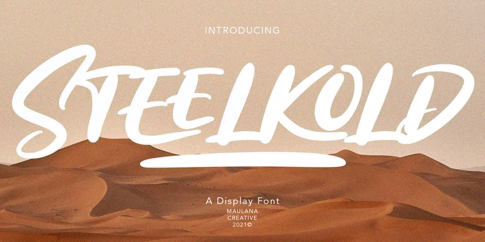 Steelkold font