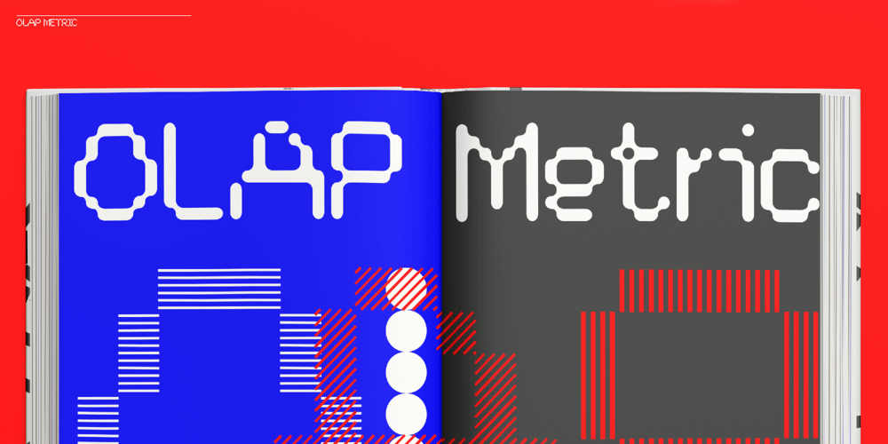 Olap Metric font