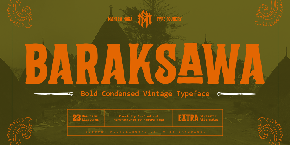Baraksawa font