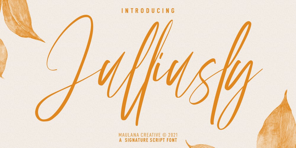 Julliusy font