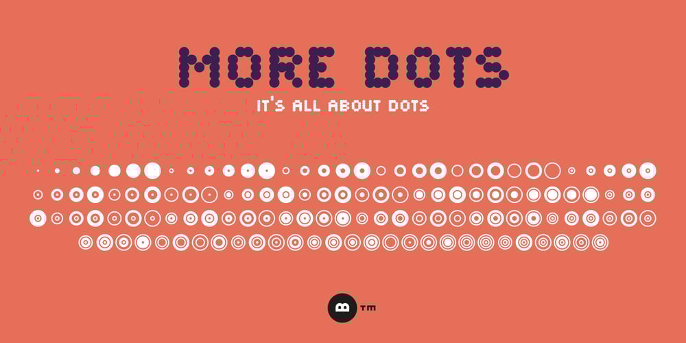 More Dots font