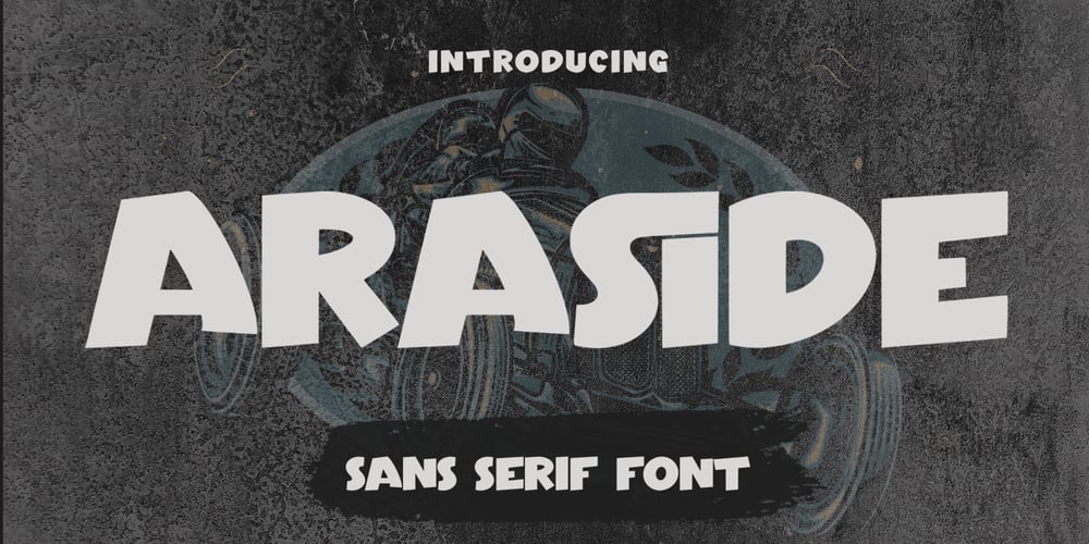 Araside font