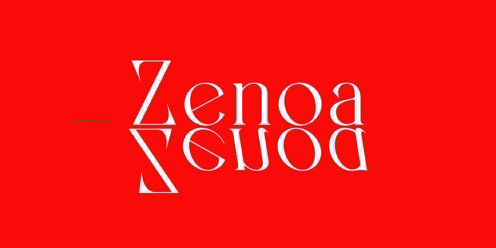 Zenoa font