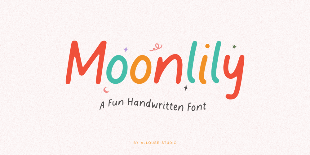 Moonlily font