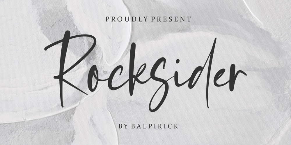 Rocksider font