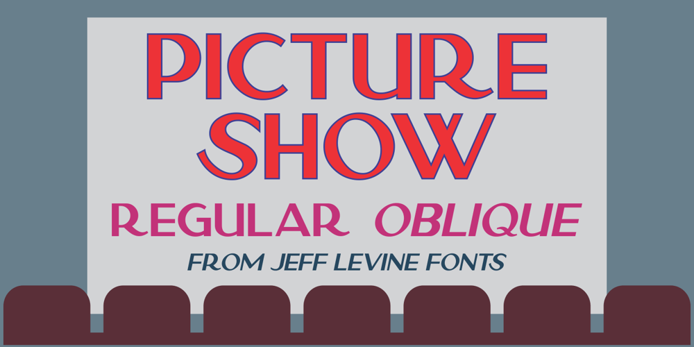 Picture Show JNL font
