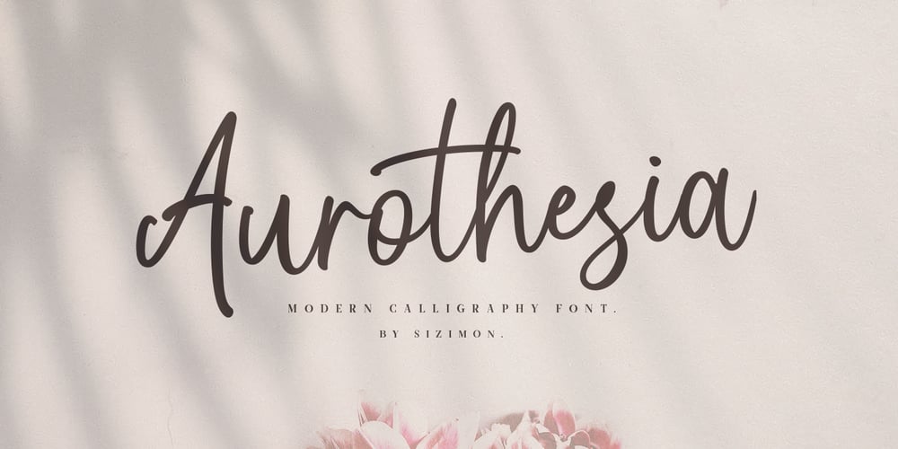 Aurothesia Script font