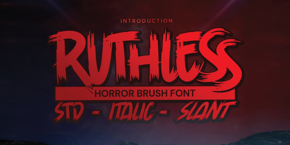 Ruthless font