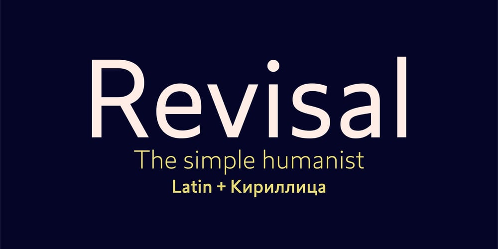 Revisal font