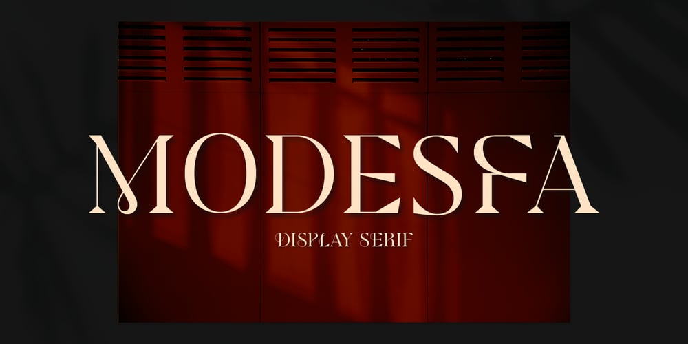 Modesfa font