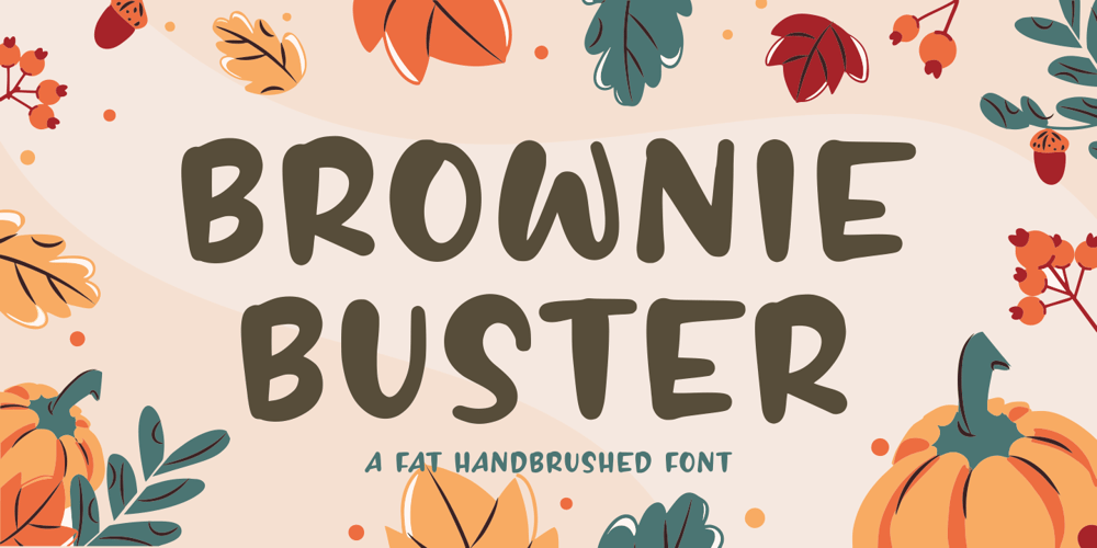 Brownie Buster font