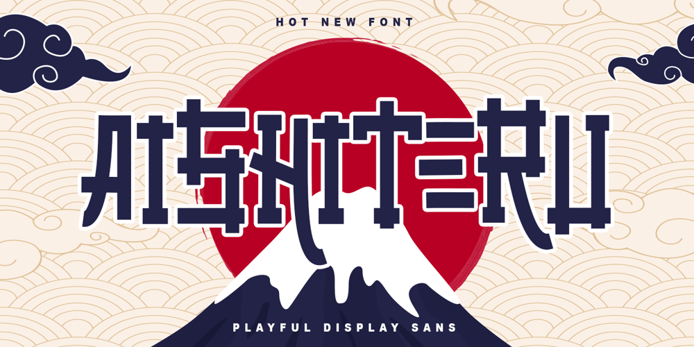 Aishiteru font