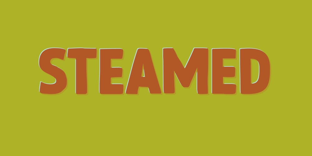 Steamed font