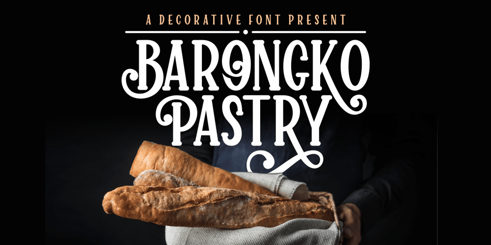 Barongko Pastry font
