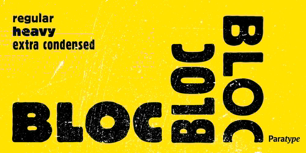 Bloc font
