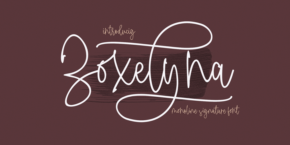 Zoxelyna font