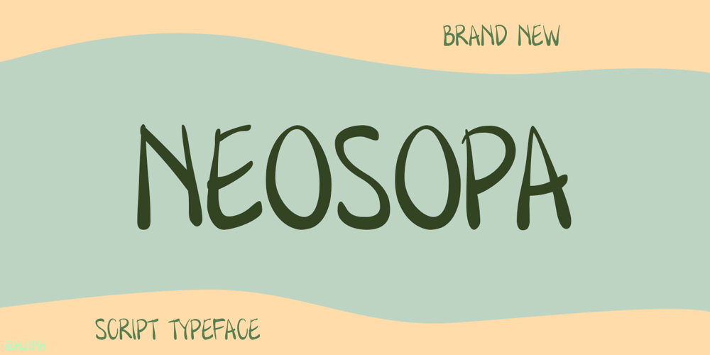 Neosopa font