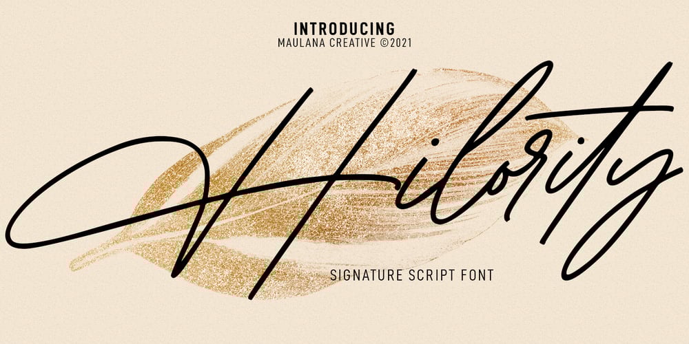 Hilority font