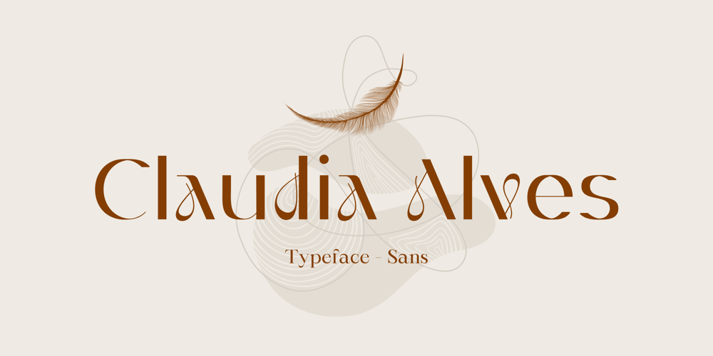 Claudia Alves font