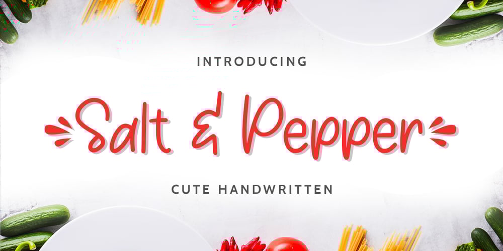 Salt & Pepper font