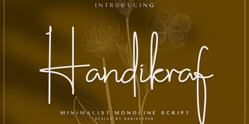 Handikraf font