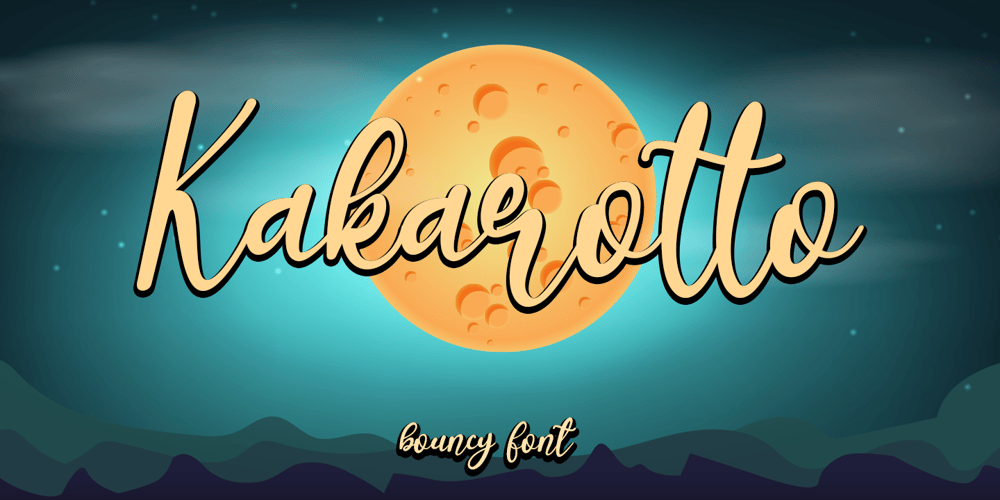 Kakarotto font