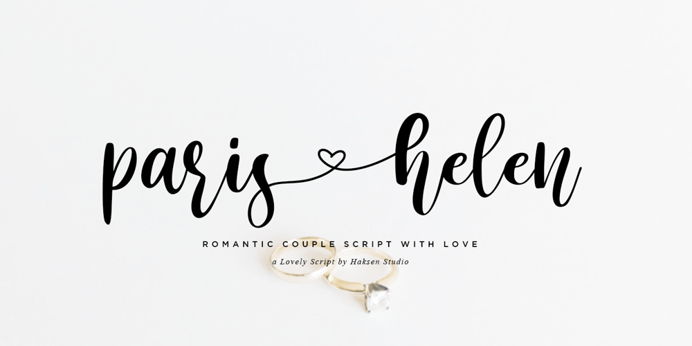Paris Helen font