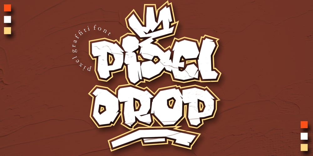 Pixeldrop font