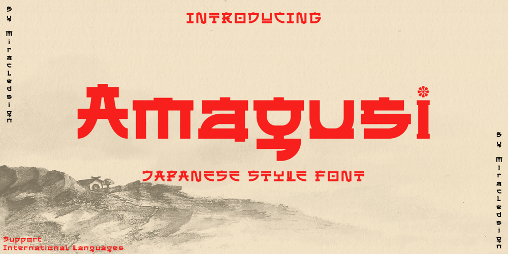 Amagusi font