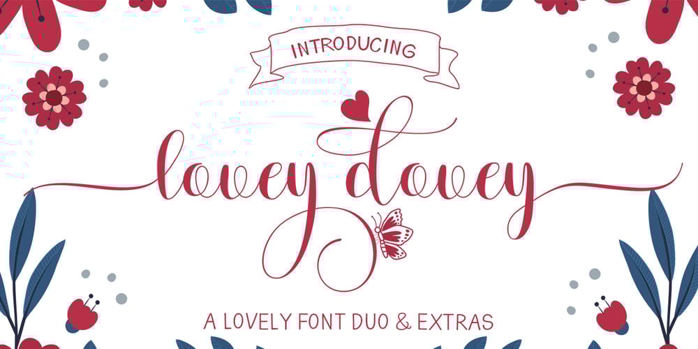 Lovey Dovey font