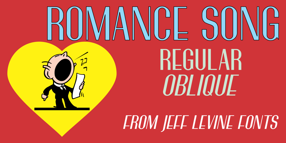 Romance Song JNL font